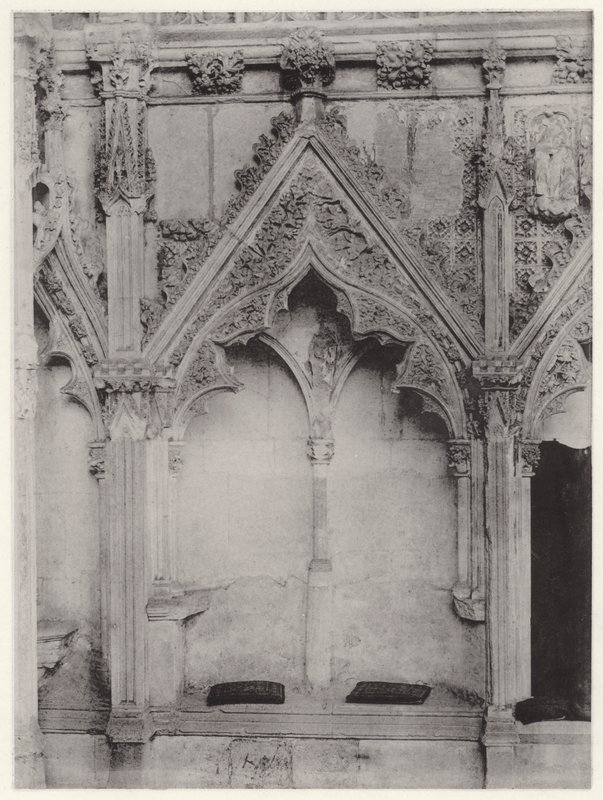 A Capela da Senhora, a Catedral de Ely: Lado Sul, de Leste, I (foto a p/b) de English Photographer