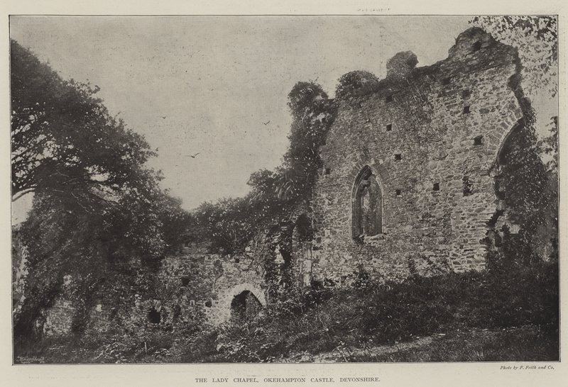 A capela da senhora, castelo de Okehampton, Devonshire de English Photographer