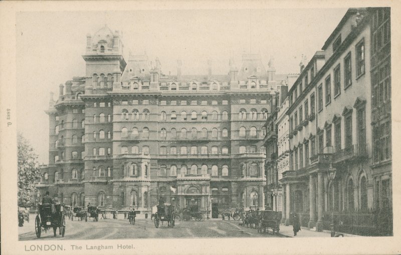 O Langham Hotel, em Londres de English Photographer