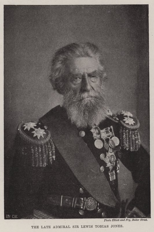 O falecido almirante Sir Lewis Tobias Jones de English Photographer
