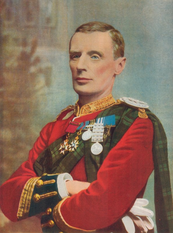 O falecido major-general AG Wauchope, anteriormente Comandante da Brigada das Terras Altas na África do Sul. Morto em ação em Magersfoutein, 11 de dezembro de 1899 de English Photographer
