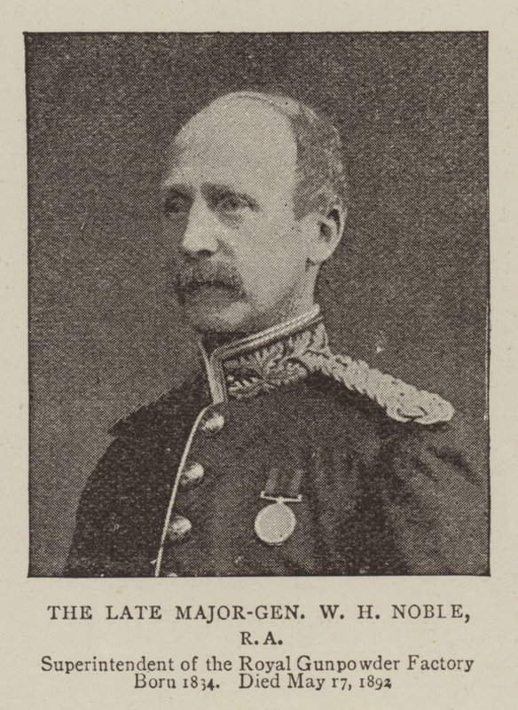 O falecido major-general WH Noble, RA de English Photographer