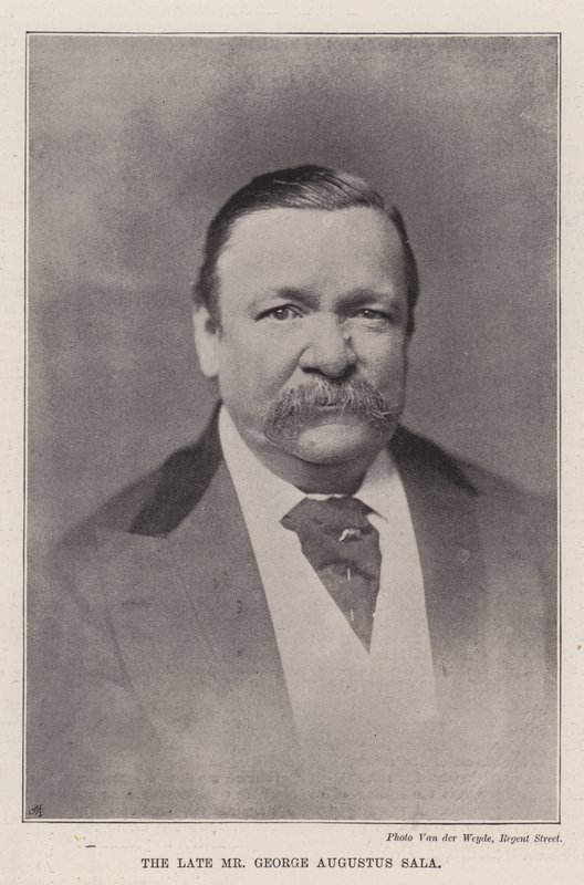 O falecido Sr. George Augustus Sala de English Photographer