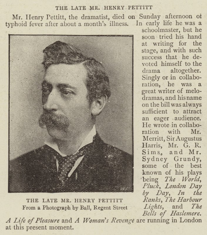 O falecido Sr. Henry Pettitt de English Photographer