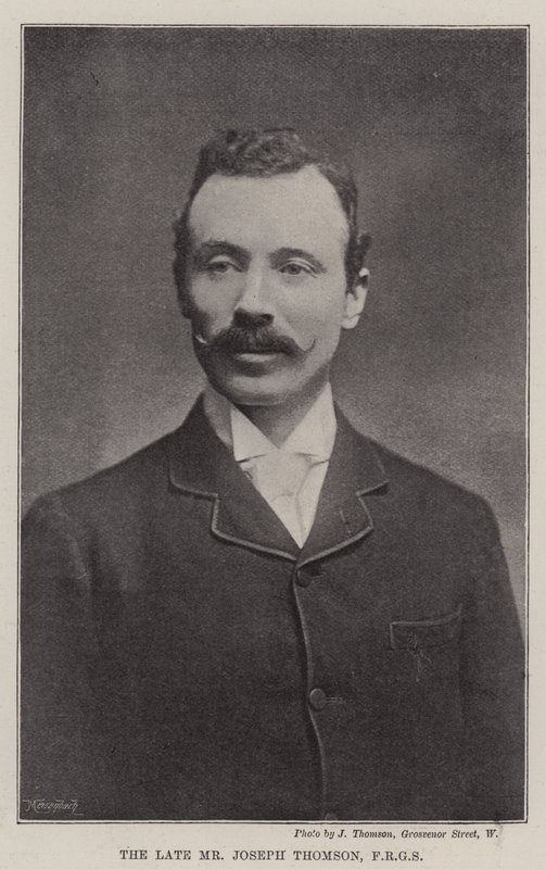 O falecido Sr. Joseph Thomson, FRGS de English Photographer