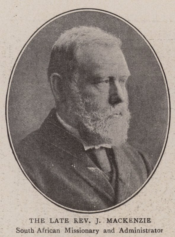 O reverendo J Mackenzie de English Photographer