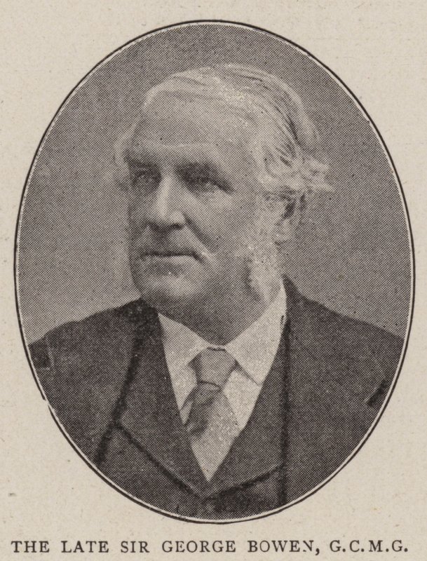 O falecido Sir George Bowen, GCMG de English Photographer
