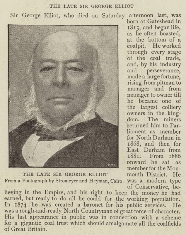 O falecido Sir George Elliot de English Photographer