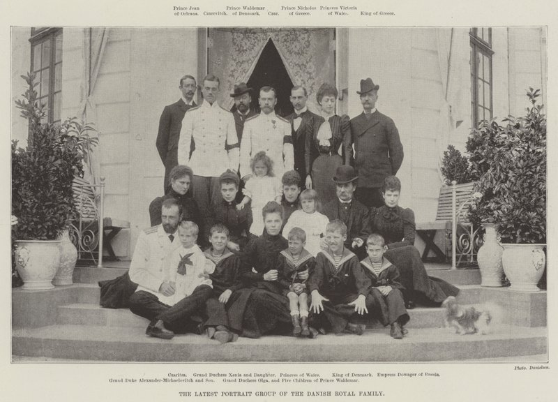 O mais recente grupo de retratos da família real dinamarquesa de English Photographer