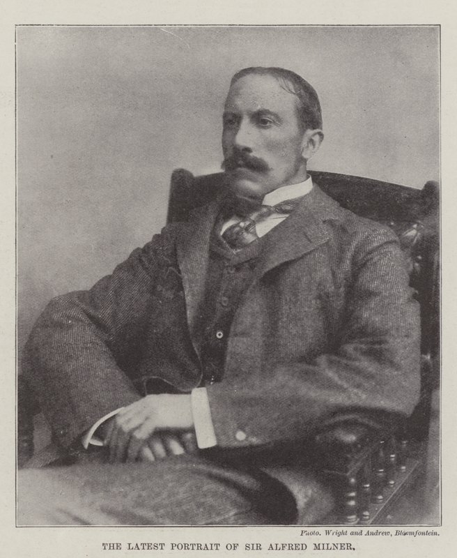 O último retrato de Sir Alfred Milner de English Photographer