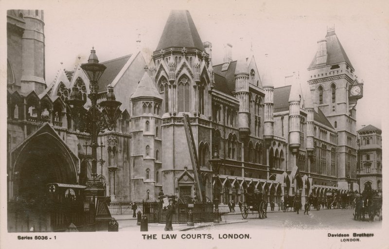 O Tribunal de Justiça, Londres de English Photographer