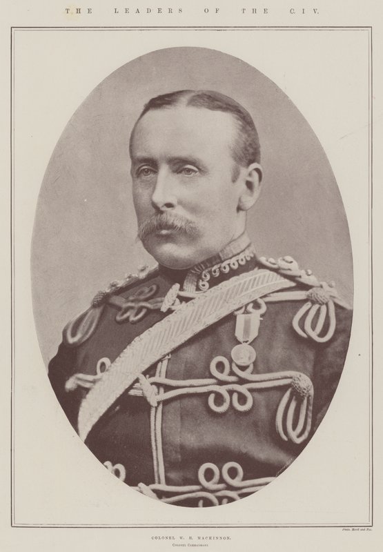 Os líderes do CIV, Coronel WH Mackinnon, Coronel Comandante de English Photographer