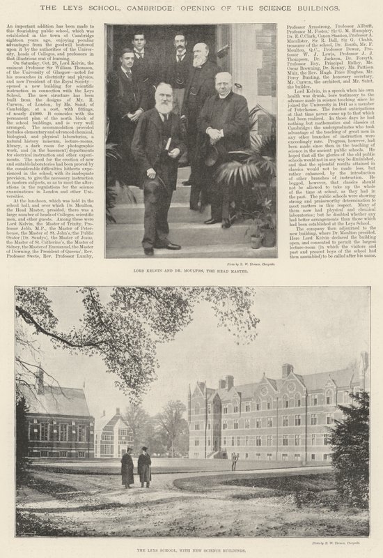 The Leys School, Cambridge, Abertura dos Edifícios de Ciência de English Photographer