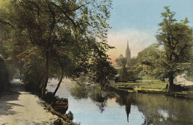 Os amantes caminham, Matlock de English Photographer