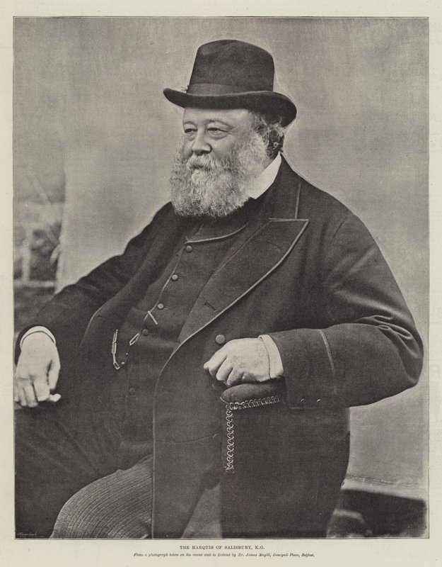 O Marquês de Salisbury, KG de English Photographer