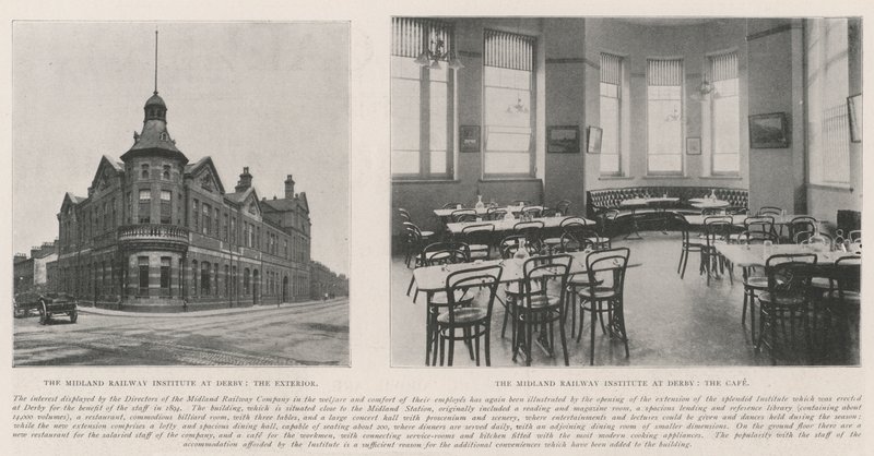 O Midland Railway Institute em Derby de English Photographer