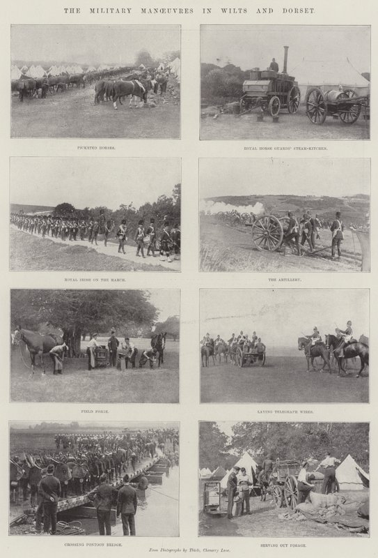 As manobras militares em Wilts e Dorset de English Photographer