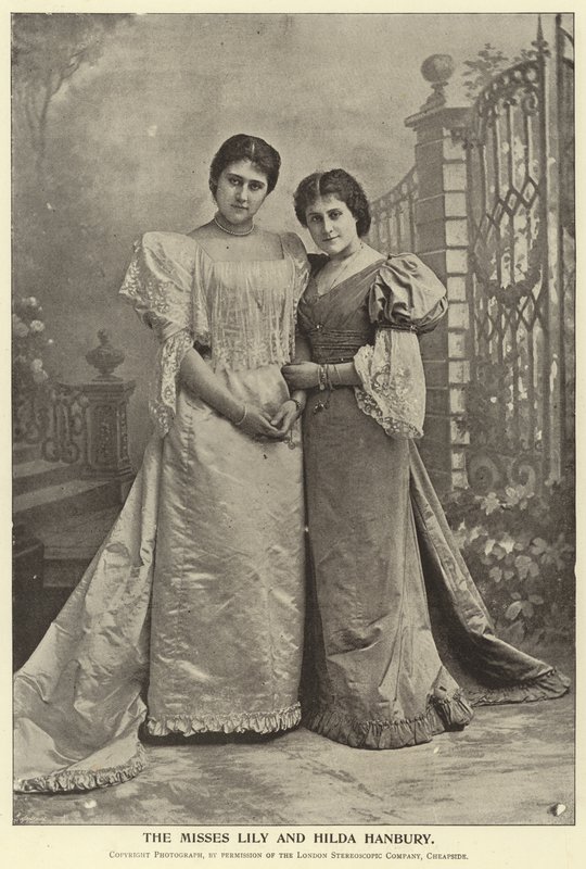 As Misses Lily e Hilda Hanbury de English Photographer