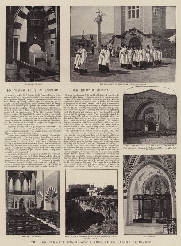 A Nova Igreja Anglicana Colegiada de São Jorge, Jerusalém de English Photographer