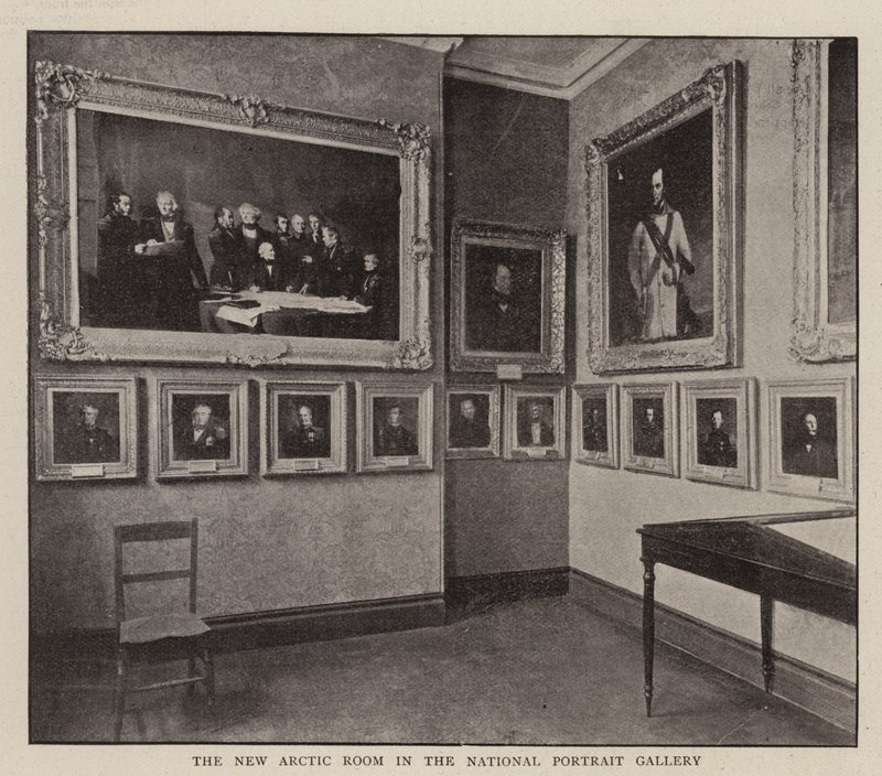 A nova sala do Ártico na National Portrait Gallery de English Photographer