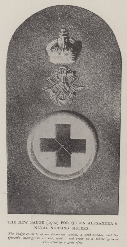 O Novo Distintivo (1902) para as Irmãs de Enfermagem Navais da Rainha Alexandra de English Photographer