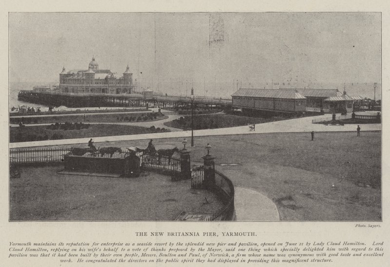 O Novo Cais Britannia, Yarmouth de English Photographer