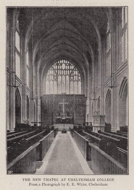 A nova capela no Cheltenham College de English Photographer