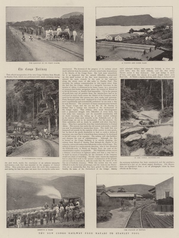 A New Congo Railway de Matadi para Stanley Pool de English Photographer