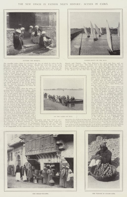 A Nova Época em Father Niles History, Scenes in Cairo de English Photographer