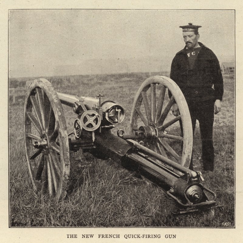 A nova arma francesa de tiro rápido de English Photographer