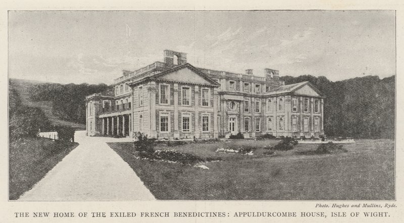 A Nova Casa dos Beneditinos Franceses Exilados, Appuldurcombe House, Ilha de Wight de English Photographer