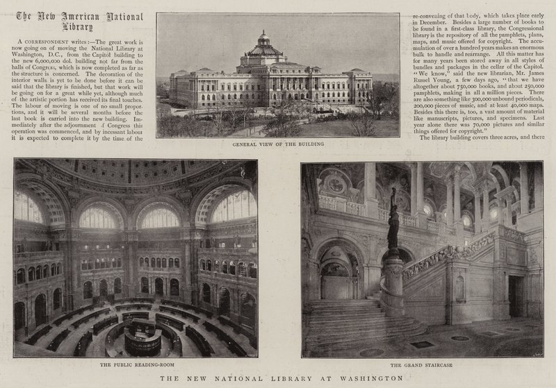 A nova biblioteca nacional em Washington de English Photographer