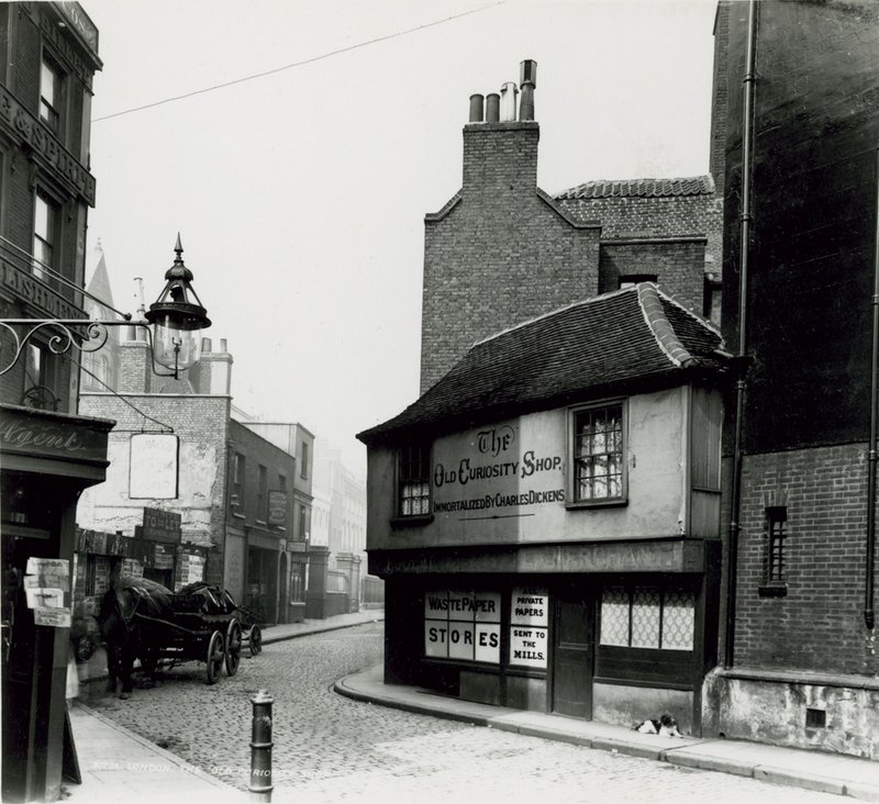 A, antigas, curiosidade, loja, portsmouth, rua, lincolns, campos, londres de English Photographer