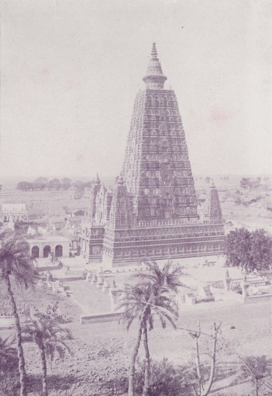 A Torre Velha, Buddh Gaya, restaurada de English Photographer