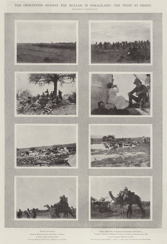 As operações contra o mulá na Somalilândia, a luta em Erego de English Photographer