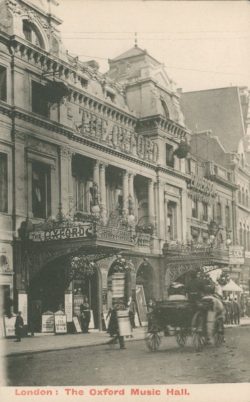 O Oxford Music Hall, em Londres de English Photographer