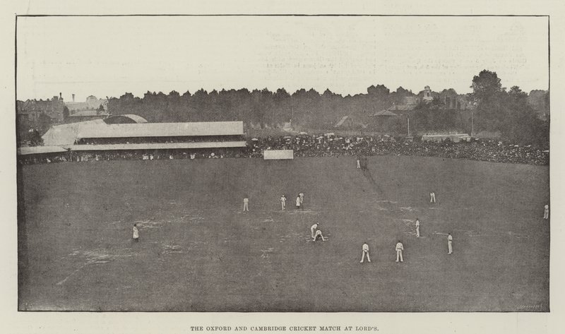 O Oxford e o Cambridge Cricket Match no Lords de English Photographer