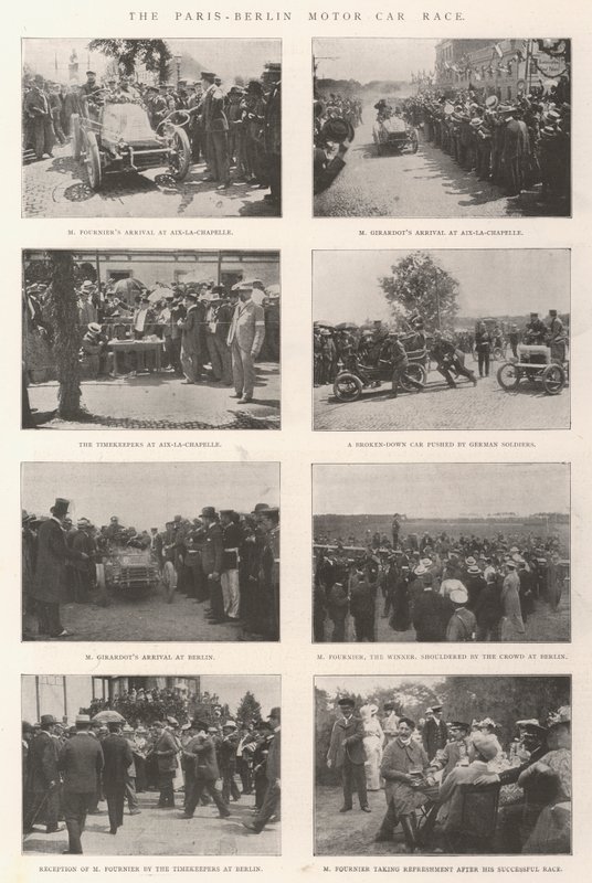 A corrida de carros de Paris-Berlim de English Photographer