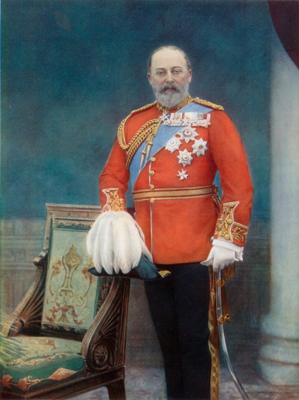 O príncipe de Gales, futuro rei Eduardo VII de English Photographer
