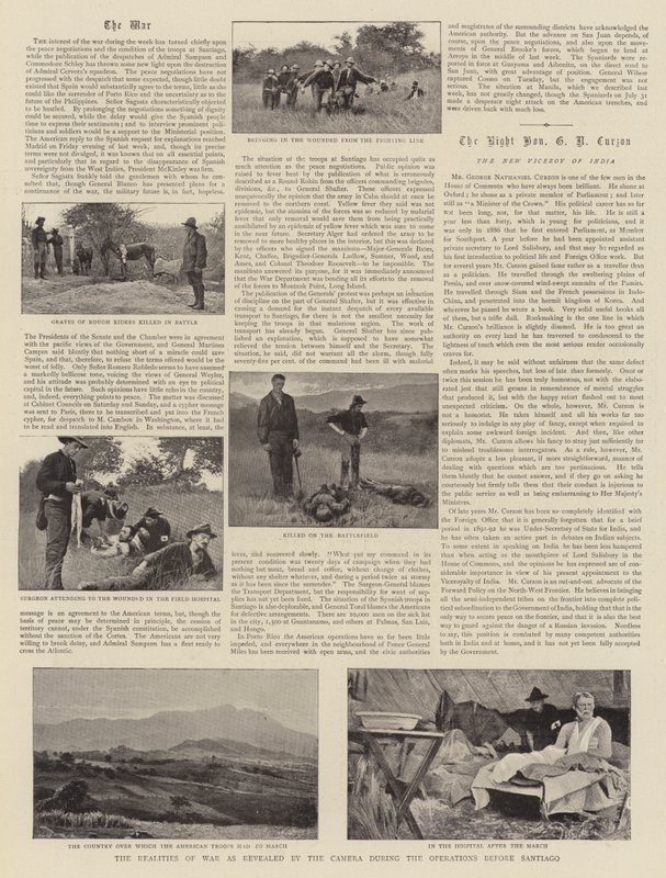 As realidades da guerra reveladas pela câmera durante as operações antes de Santiago de English Photographer