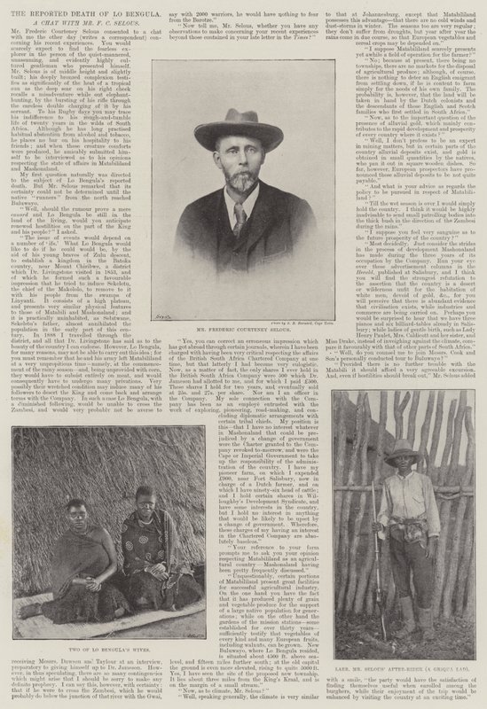 A morte relatada de Lo Bengula de English Photographer