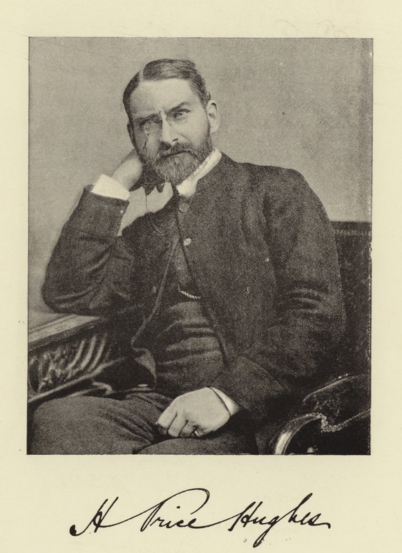 O Rev Hugh Price Hughes de English Photographer