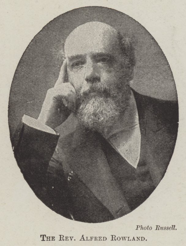 O reverendo Alfred Rowland de English Photographer