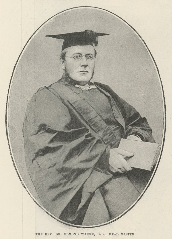 O reverendo Dr. Edmond Warre, DD, chefe da escola de English Photographer