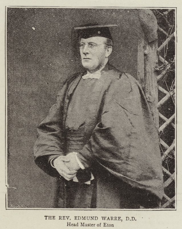 O reverendo Edmund Warre, DD de English Photographer