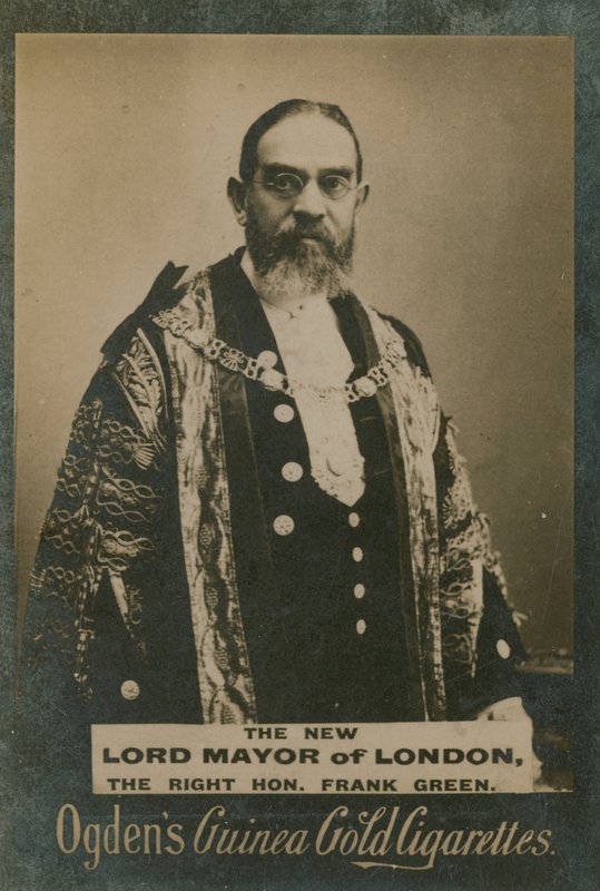 O honroso franco Frank Green, o novo Lord Mayor de Londres de English Photographer