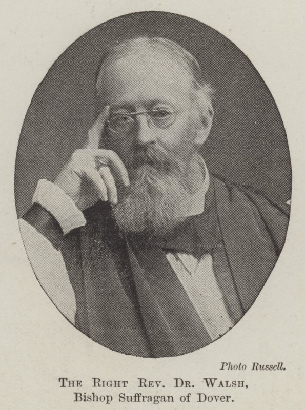 O Reverendíssimo Dr. Walsh, Bispo Suffragan de Dover de English Photographer