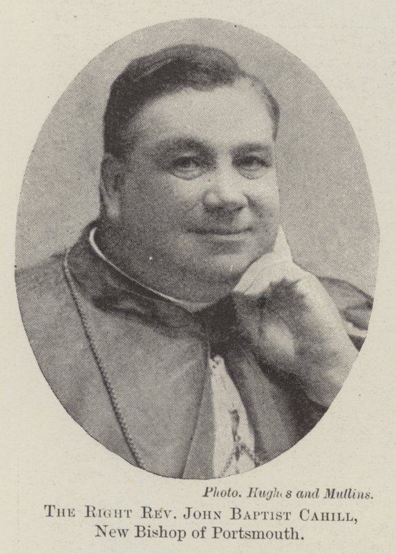 O Reverendíssimo John Baptist Cahill, Novo Bispo de Portsmouth de English Photographer