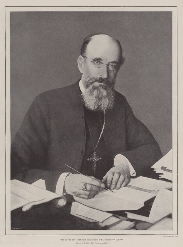 O Reverendíssimo Mandell Creighton, DD, Bispo de Londres de English Photographer