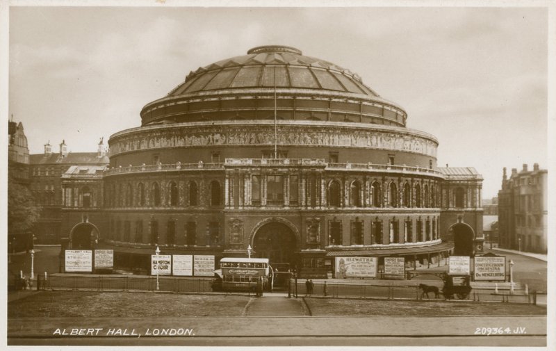 O Royal Albert Hall, em Londres de English Photographer